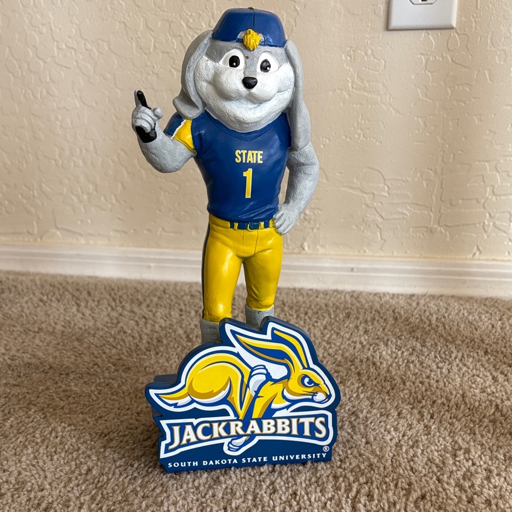 South Dakota State University Jackrabbits Mascot Figurine